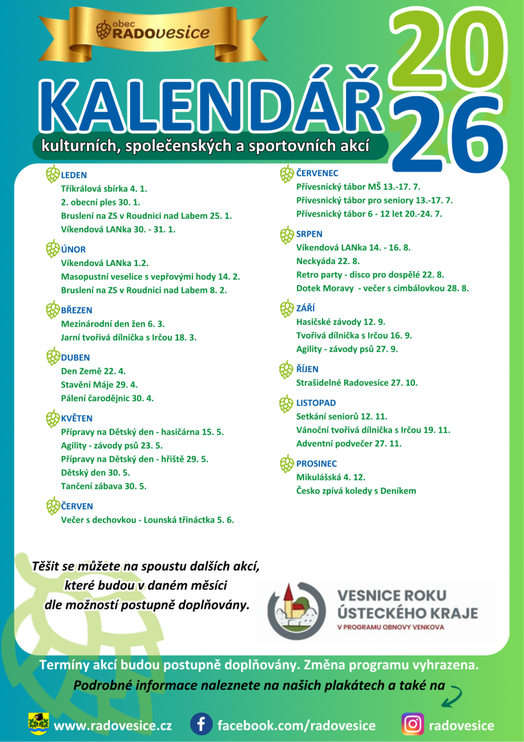 kalendář 2026 kalendář 2026