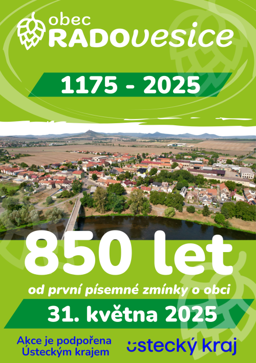 Leták oslavy