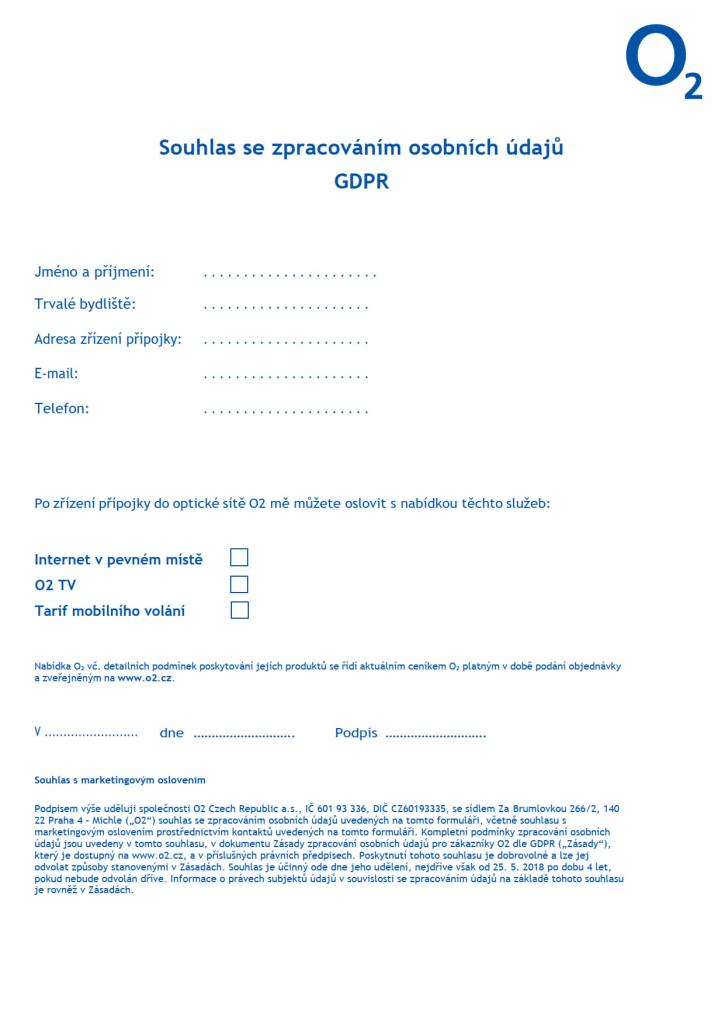 Souhlas se&nbsp;zpracováním osobních údajů GDPR