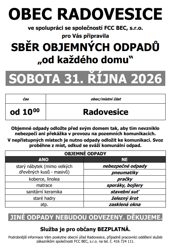 svoz velkoobjemu