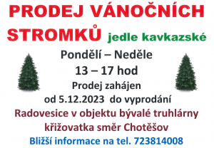 Prodej vánočních stromků